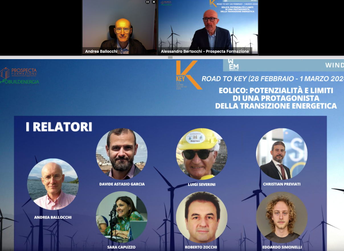 L'evento dedicato all'eolico di Prospecta Formazione e K.EY