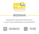 Con i sistemi Sun Ballast gli impianti FV di grandi dimensioni sono ancora più efficienti!