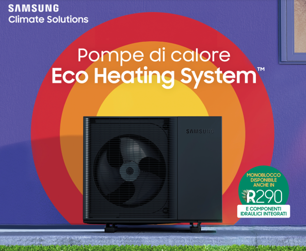 La gamma di pompe di calore Eco Heating System™ Samsung si amplia con EHS MONO R290