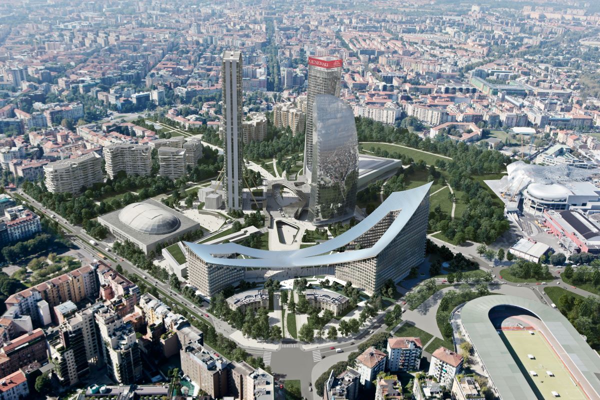 Il verde nel progetto CityLife di Milano 
