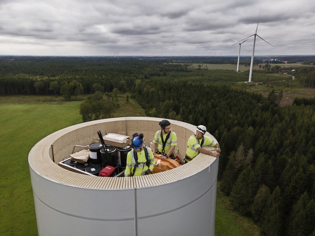 In funzione la più grande turbina eolica in legno: meno 25% di emissioni di CO2 