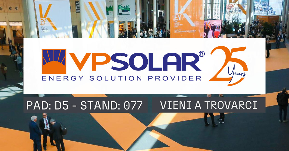 VP Solar parteciperà alla fiera KEY di Rimini