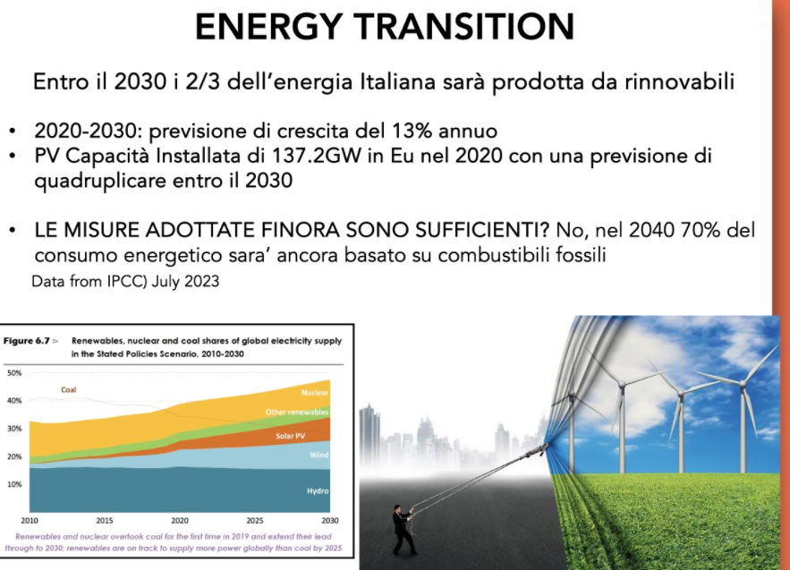 Entro il 2030 i 2/3 dell'energia sarà prodotto da rinnovabili