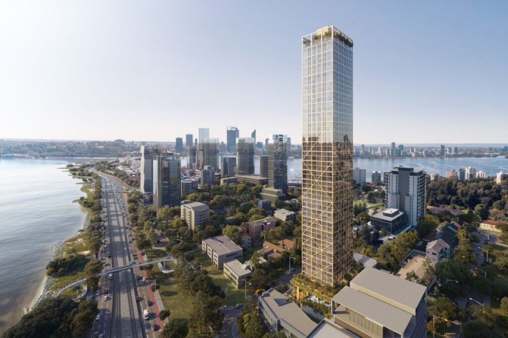 In Australia la torre ibrida in legno più alta del mondo firmata Fraser & Partners