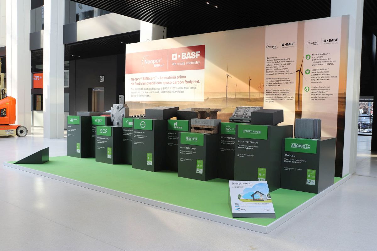 Lo stand Neopor® BMBcert™ di BASF a klimahouse