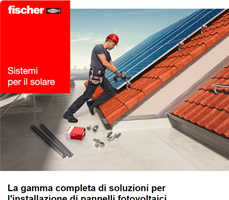 Sistemi fischer per l'installazione di pannelli fotovoltaici 2