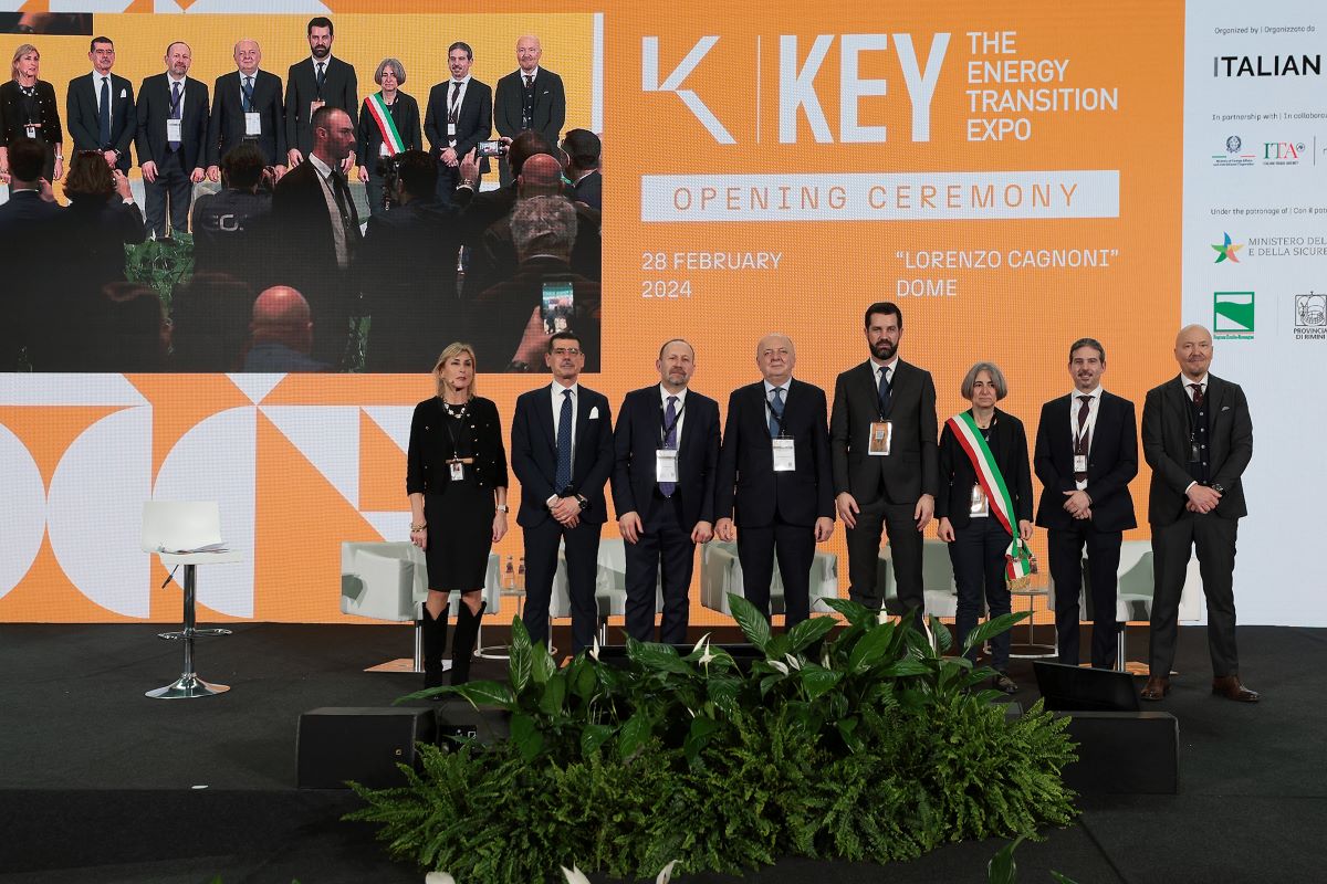 La cerimonia di apertura di KEY 2024 con il ministro Picchetto Fratin