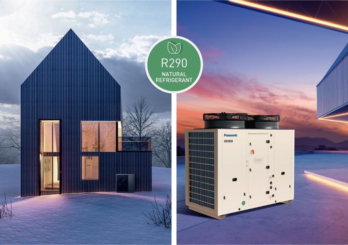 Le pompe di calore Big Aquarea serie M utilizzano il refrigerante naturale R290