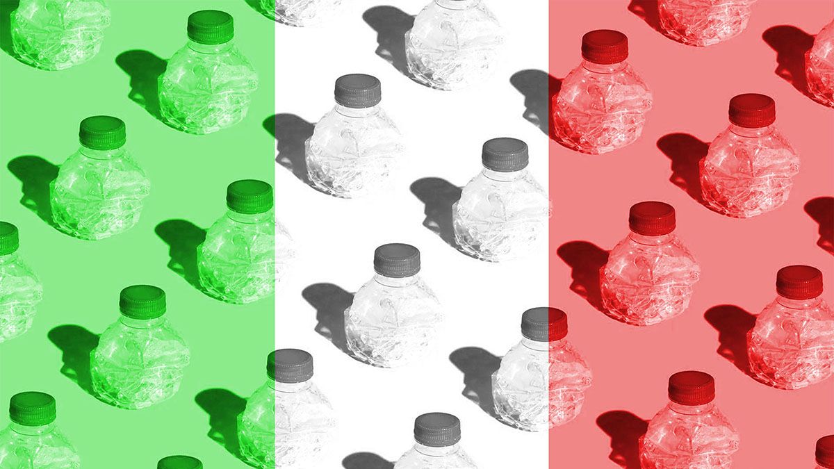 Il primato italiano nel consumo dell’acqua in bottiglia