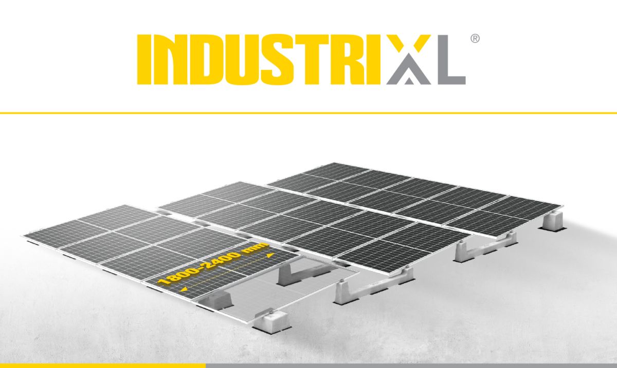 Industrial-XL di Sun Ballast, per l'installazione dei pannelli di grandi dimensioni