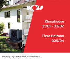 Partecipa agli eventi Wolf a Klimahouse! 7