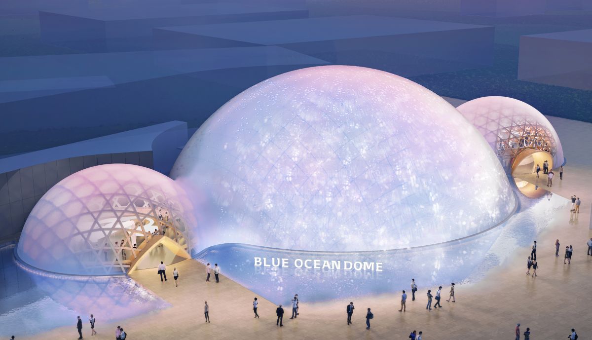 Blue Ocean Dome di Shigeru Ban