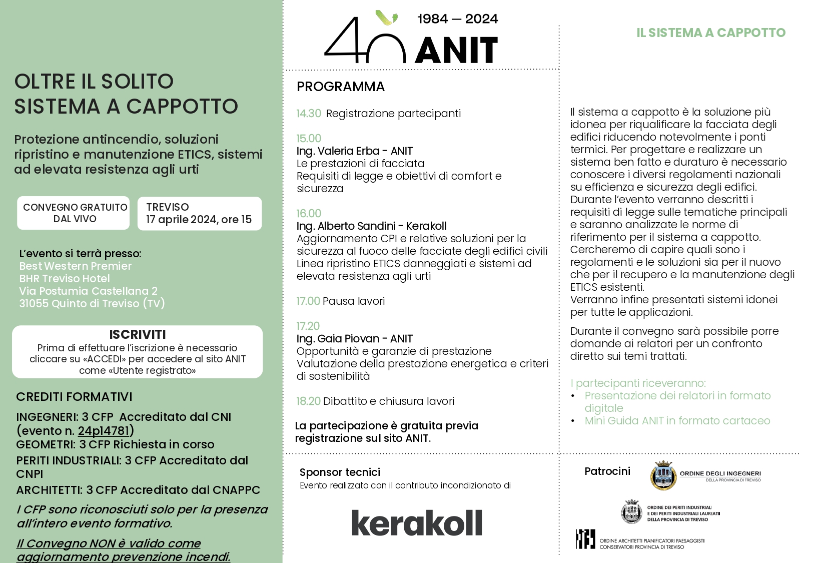 La locandina dell'evento