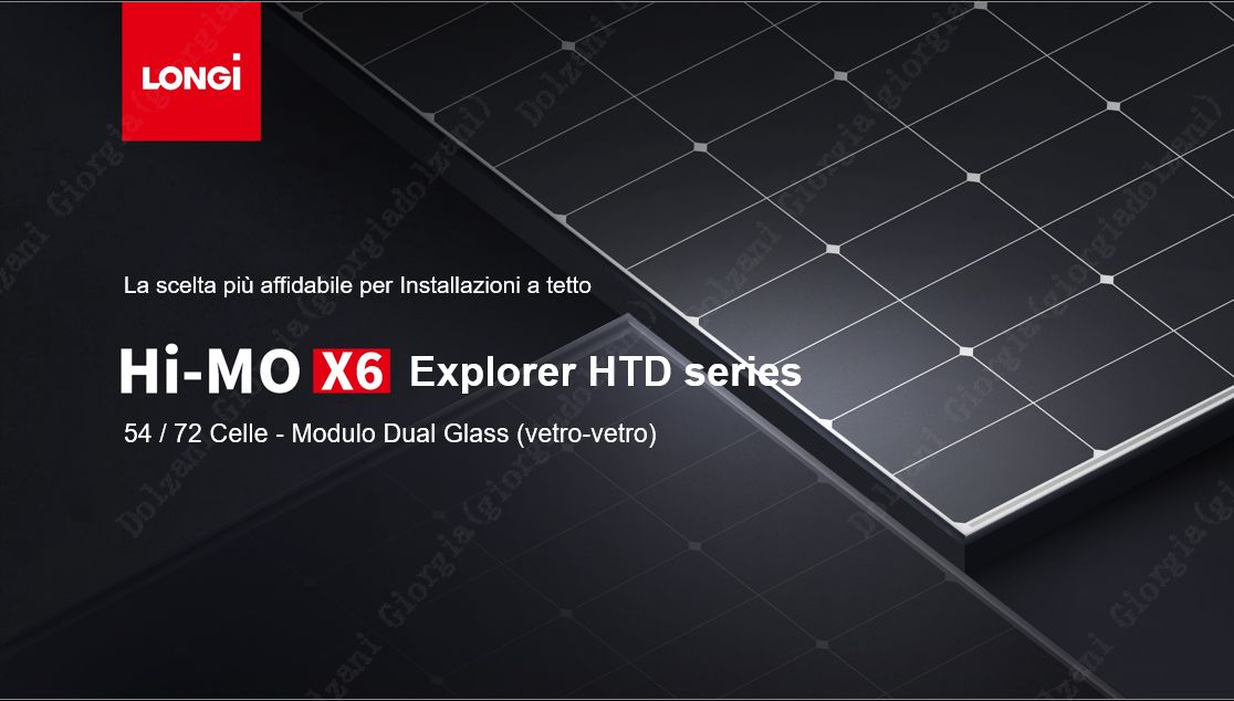 LONGi - modulo Hi-MO X6 EXPLORER 54 HTD