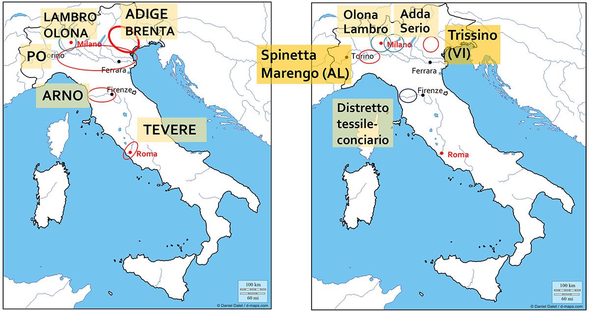 Inquinamento da PFAS in Italia 