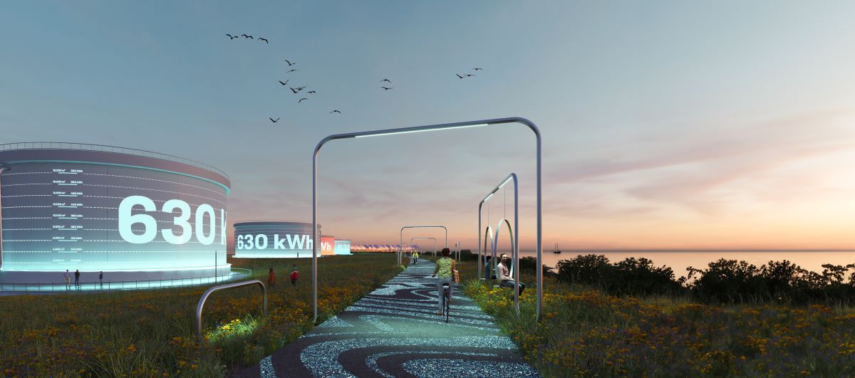 Ecco come sarà il futuro water front del porto industriale di Trieste con i serbatoi di acqua pulita