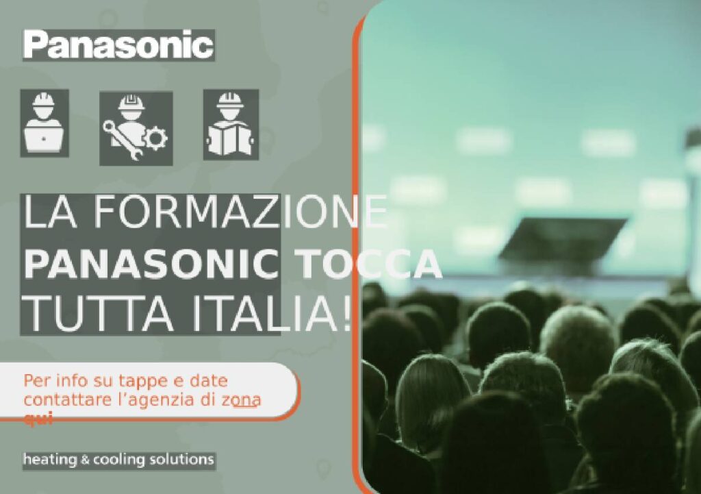 Formazione HVAC di Panasonic: corsi ed eventi per aggiornare i professionisti su novità e prodotti