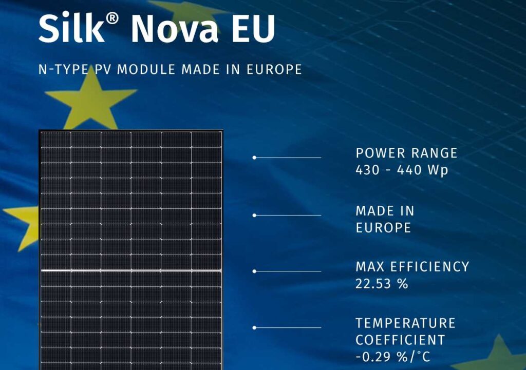 Silk Nova EU: il modulo fotovoltaico FuturaSun prodotto in UE e conferme al Piano Transizione 5.0