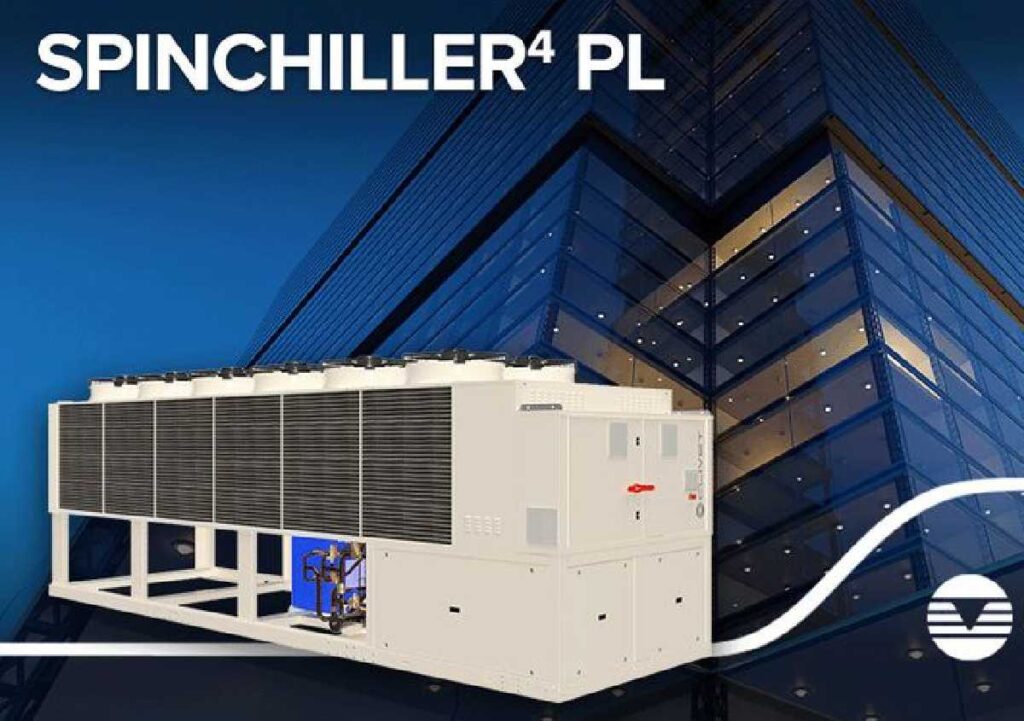SPINchiller4 PL: la nuova pompa di calore polivalente per installazione esterna di Clivet