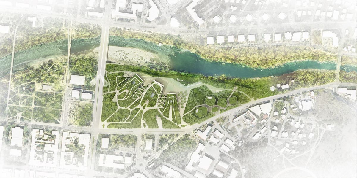 L'area in cui sorgerà il nuovo polo culturale a Podgorica