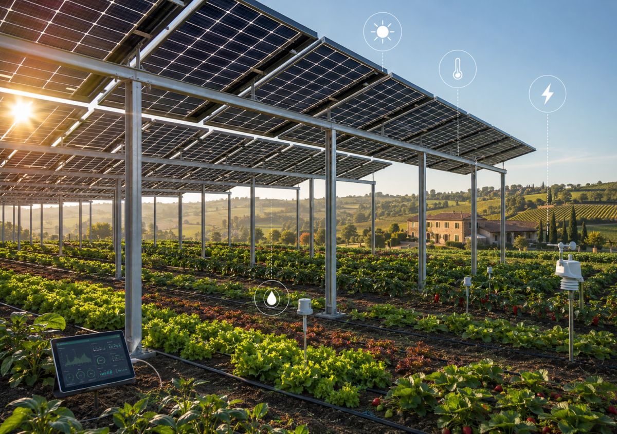 Impianti agrivoltaici, la guida completa per le aziende agricole sostenibili