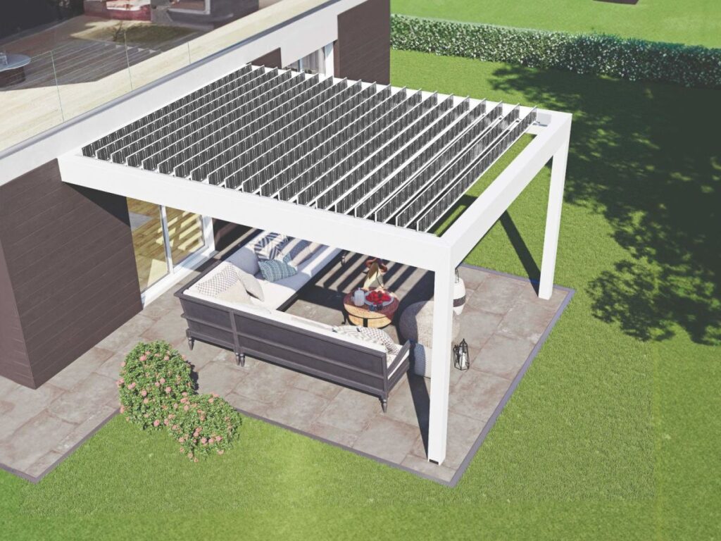 Pergolato fotovoltaico vantaggi, permessi e quanto produce