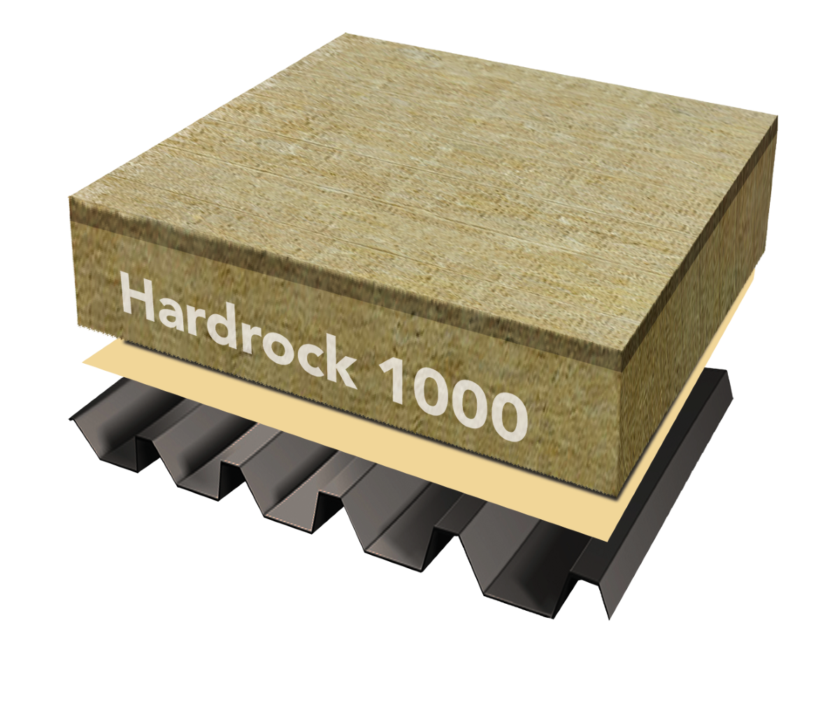 ROCKWOOL: pannello rigido in lana di roccia Hardrock 1000