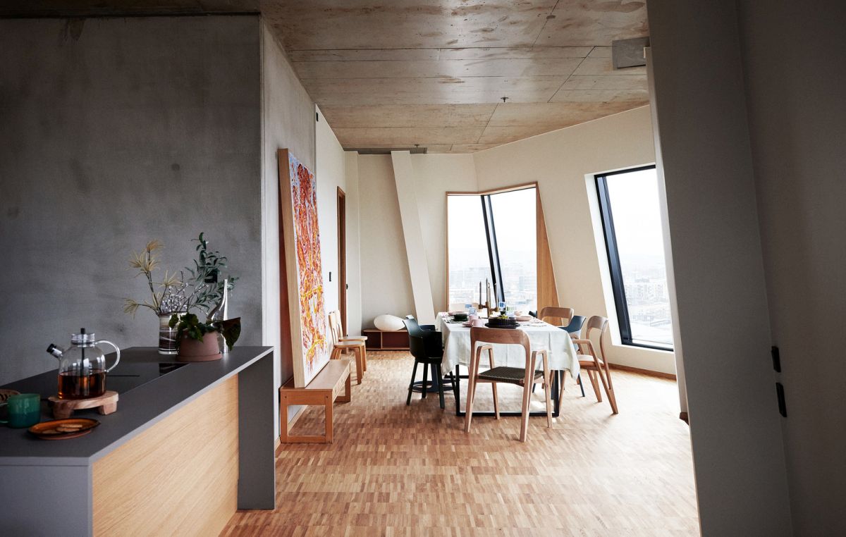 Un appartamento del Vertikal Nydalen. Comfort e illuminazione naturale