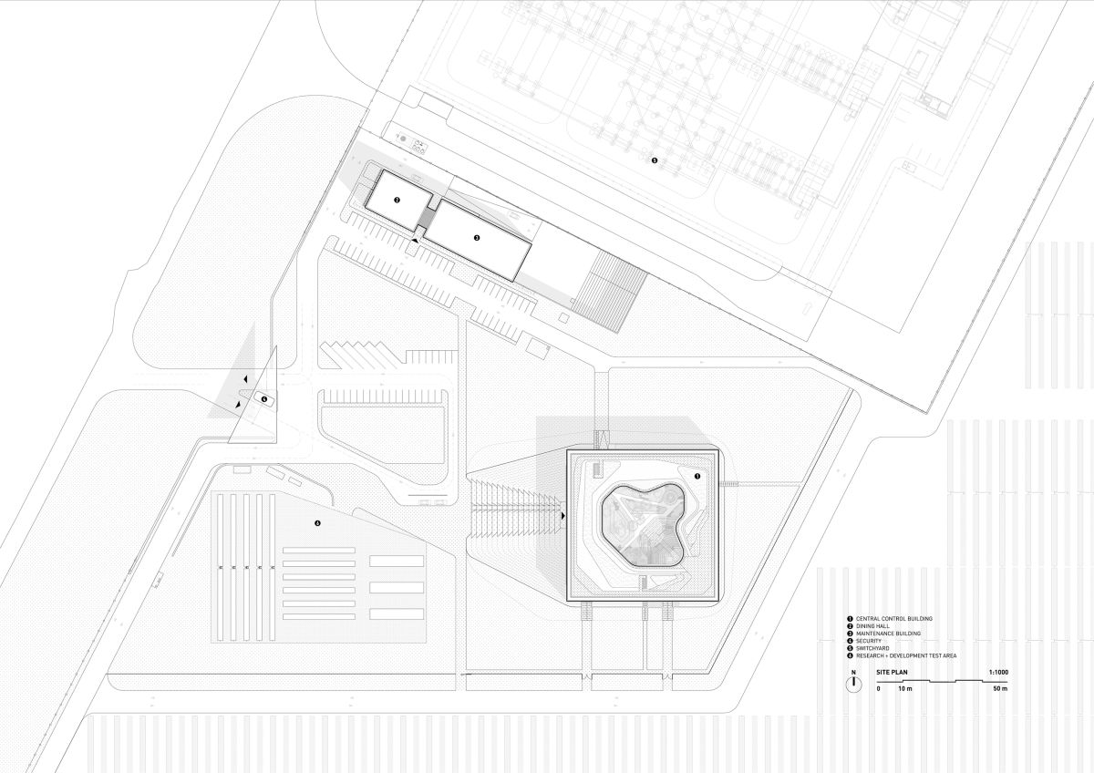Centrale solare Karapinar, in Turchia: site plan