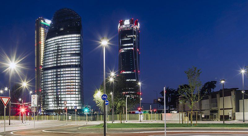 Illuminazione Cariboni per CityLife a Milano