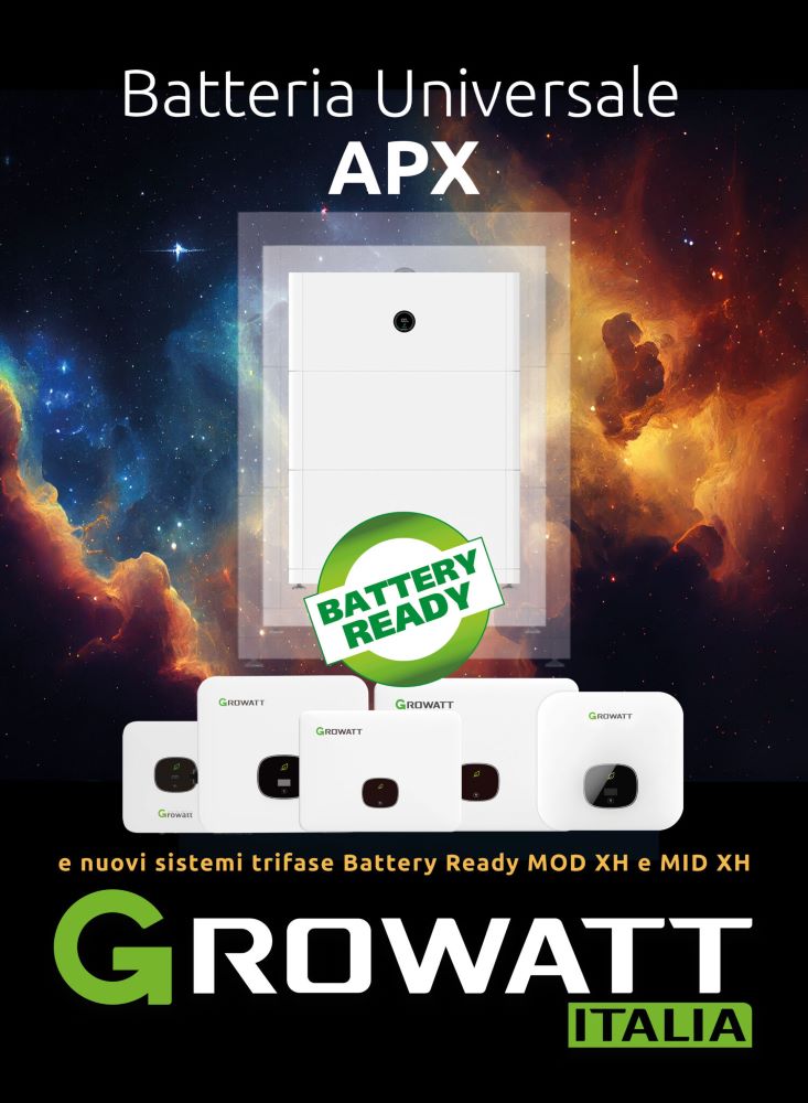 Batteria universale APX, di GROWATT