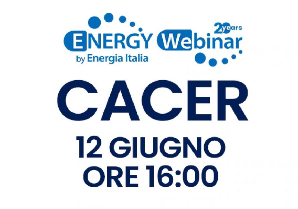 CACER – Presentazione incentivi e casi d’uso di comunità energetiche