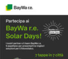 Partecipa ai BayWa r.e. Solar Days: 7 tappe in 7 città!