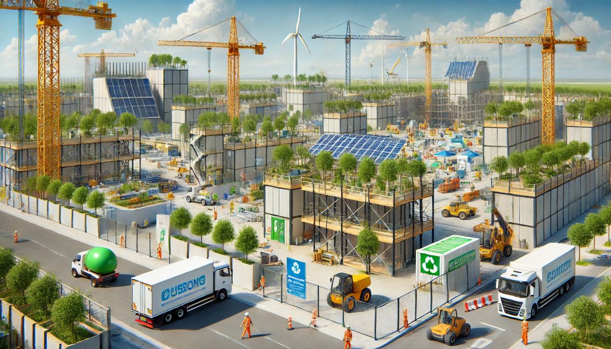 Cantiere sostenibile: come gestirlo e come rendere green un'area di lavoro