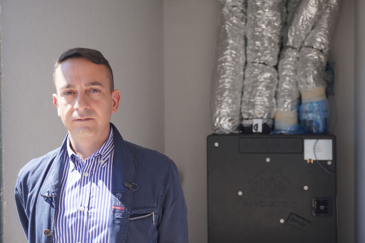 Christian Sorbo titolare dell'azienda che ha installato i sistemi di climatizzazione MyDatec negli edifici Airy Apartments 