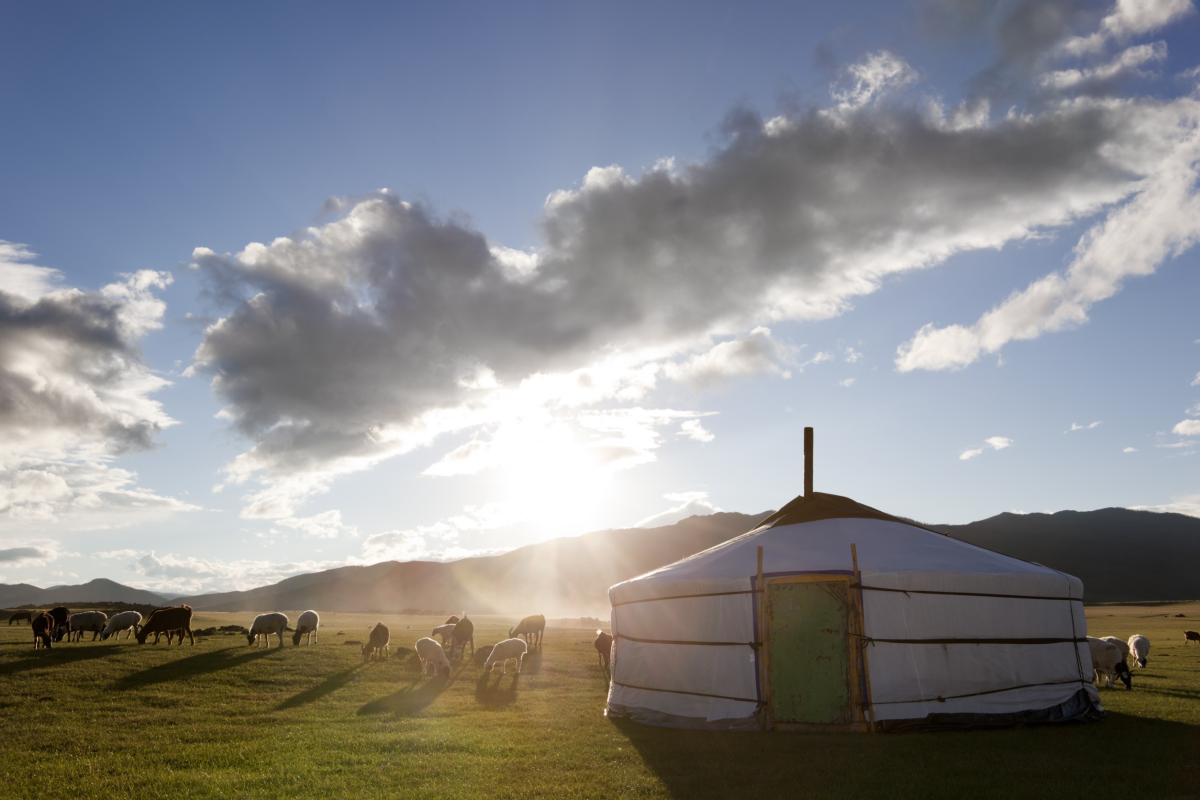 Yurta: soluzione utilizzata nei moderni glamping