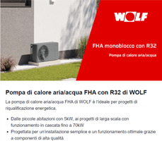 Scopri la pompa di calore WOLF FHA con R32 per la riqualificazione energetica 4
