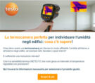 La termocamera giusta per rilevare i danni da umidità