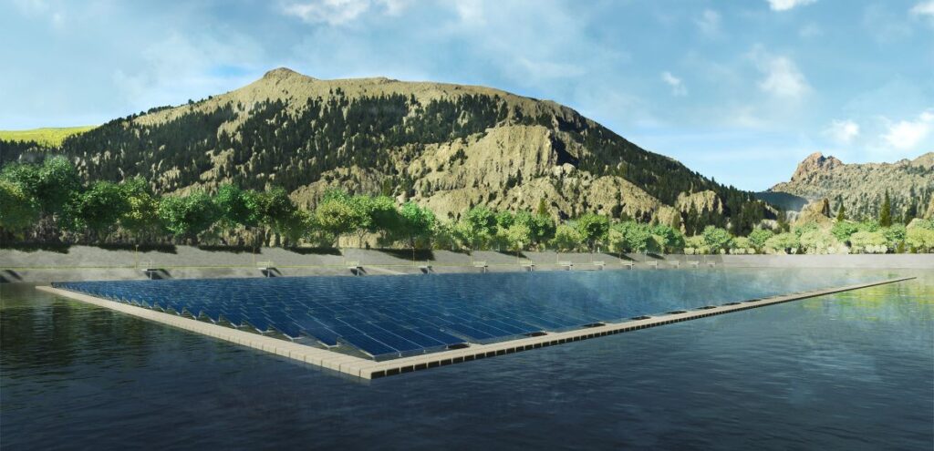 Fotovoltaico galleggiante, l’impianto ibrido di Enel che unisce idroelettrico e solare