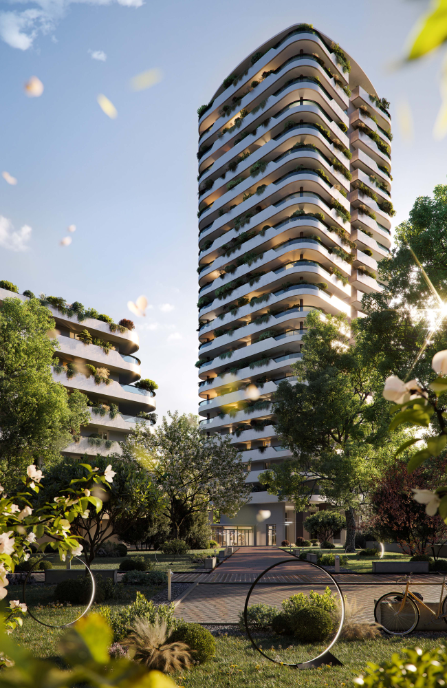 La torre di 22 piani in zona San Siro frutto dell’iniziativa di AXA IM Alts 
