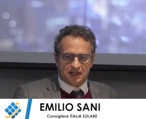 Emilio Sani, avvocato e coordinatore del gruppo di lavoro Legislazione e consigliere di Italia Solare