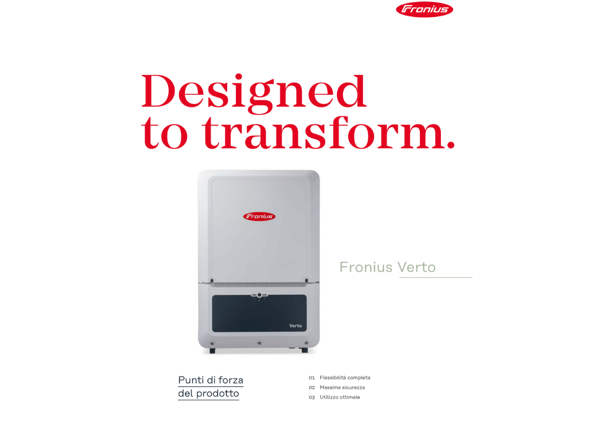 Fronius Inverter Flessibile