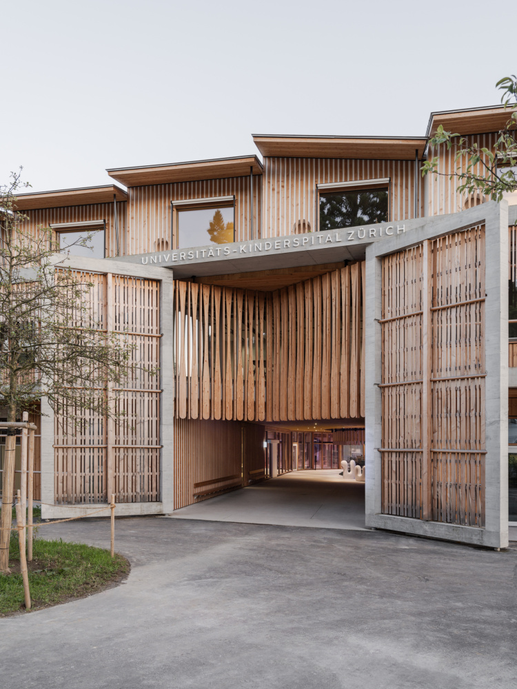 Kinderspital Zürich: L’ospedale immerso nel verde firmato Herzog & de Meuron 