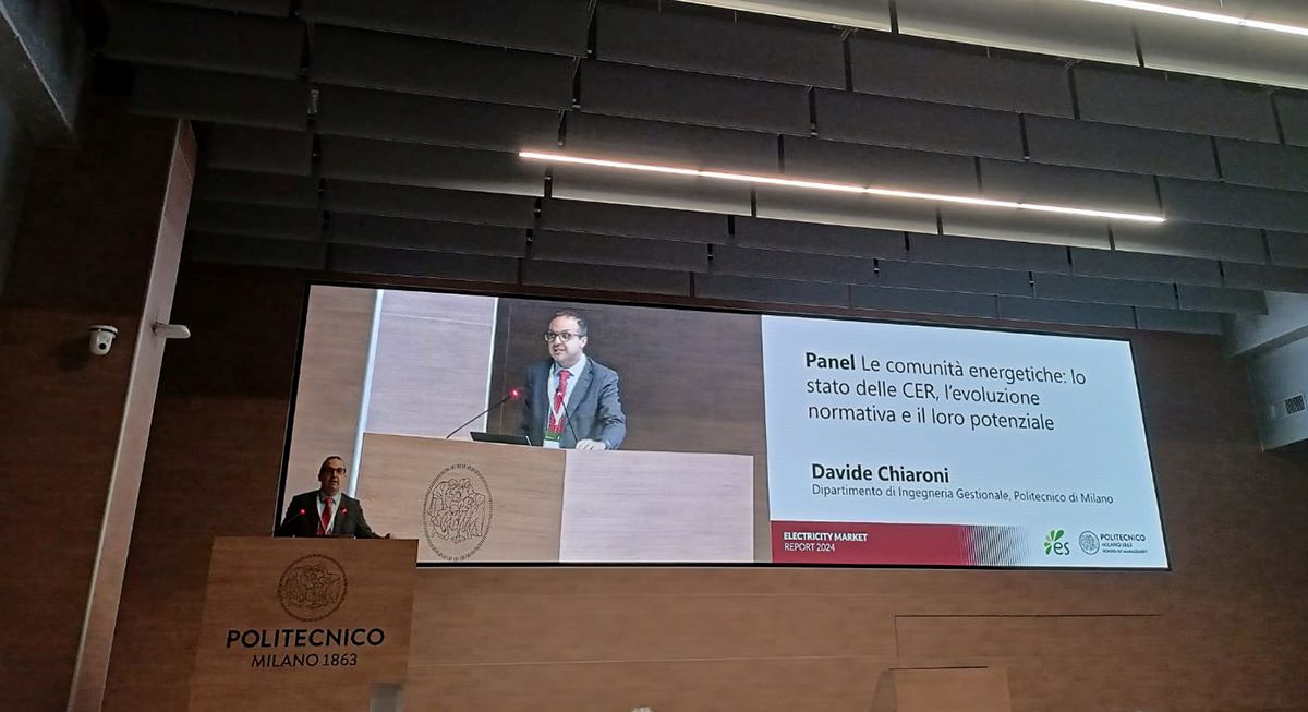 Sistema elettrico in Italia: il punto di Davide Chiaroni