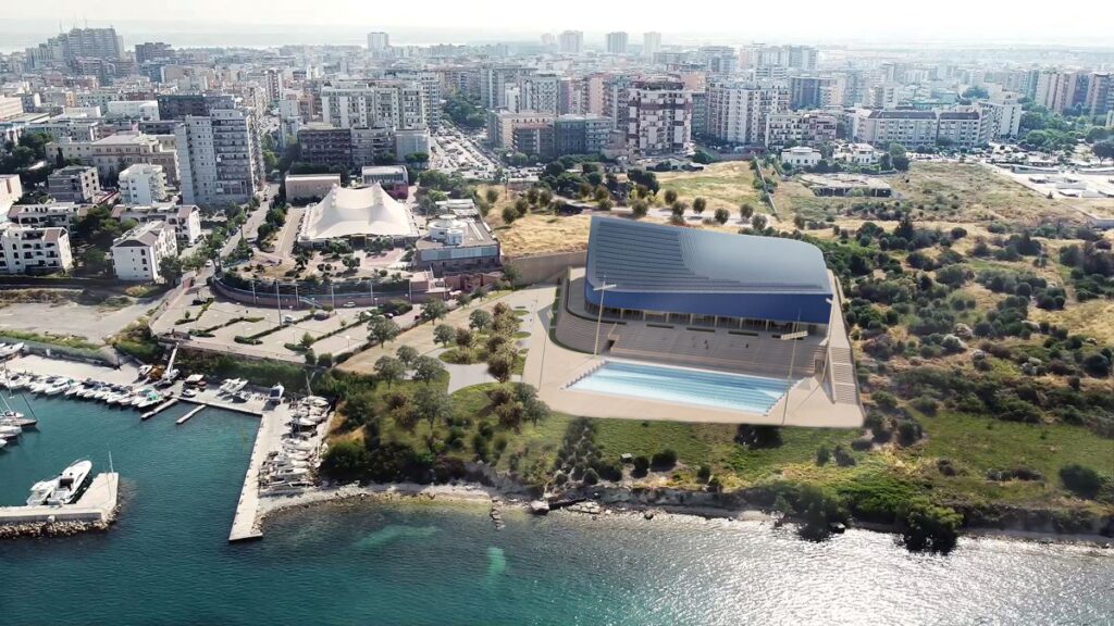 Taranto, il nuovo stadio del nuoto