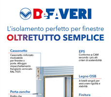 Monoblocchi per finestre DeFAVERI: l’isolamento perfetto 4