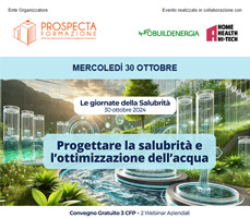 3 CFP 🗓 Progettare la salubrità e l’ottimizzazione dell’acqua 11