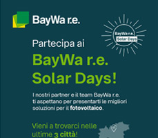 Partecipa alle prossime tappe dei BayWa r.e. Solar Days! 2