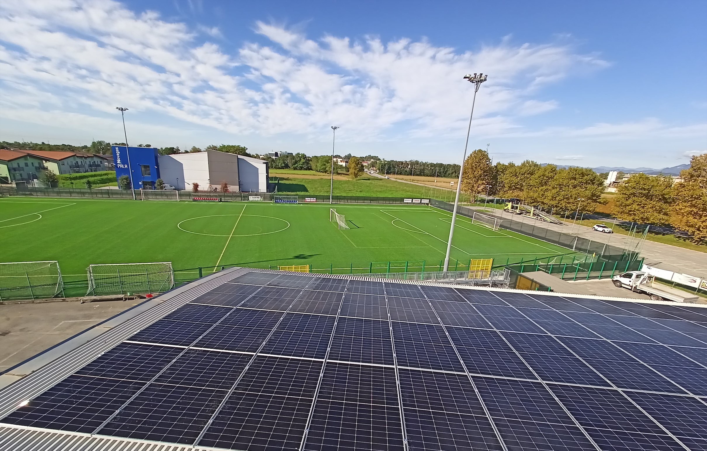 L'impianto fotovoltaico installato