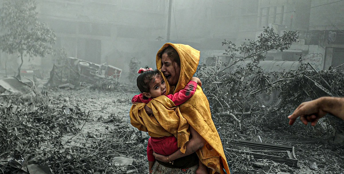 Bombardamento di Israele a Gaza (Anadolu via Getty Images)